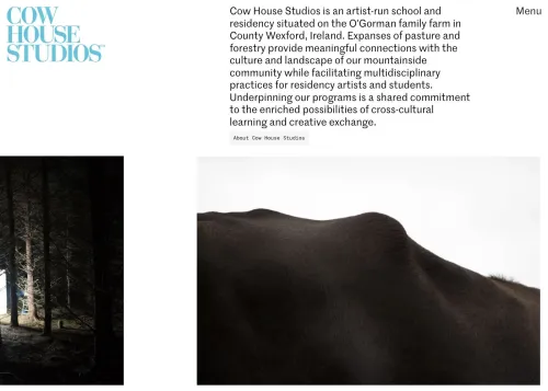 Cow House Studios Website