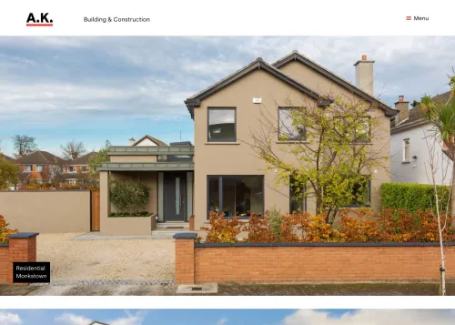 AK Construction Website