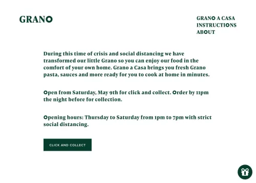 Grano Website