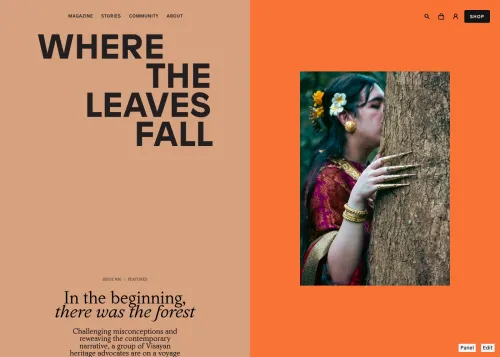 Where the Leaves Fall Website