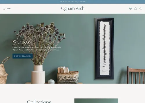 Ogham Wish Website