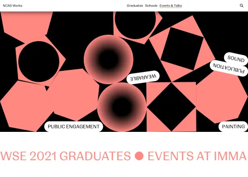 NCAD Works 2021 Website